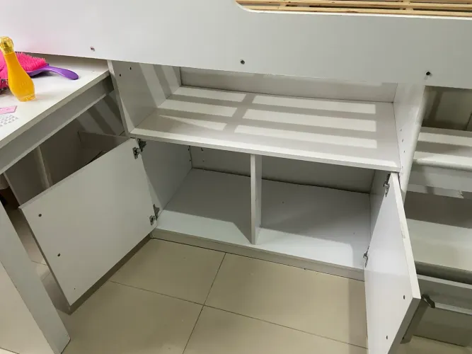 Cama infantil funcional - motivo mudança 