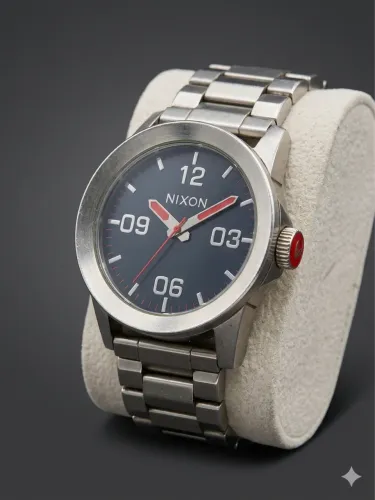 Relógio Nixon The Private Aço Masculino Original Usado