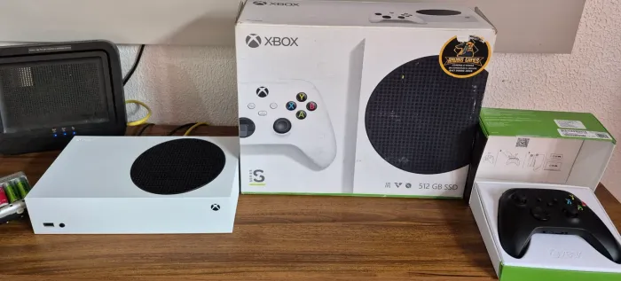 Xbox series s funcionando perfeitamente 