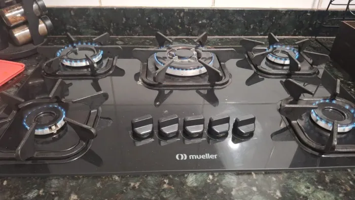Fogão cooktop 5 bocas 