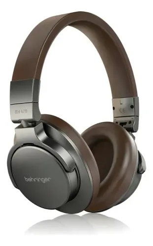 Fone de ouvido de monitoramento Behringer Bh470 - Over Ear Studio Color Brown
