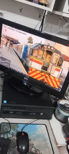 Oferta! Computador HP com Monitor de 27 e Wi-Fi - Entrega e Garantia