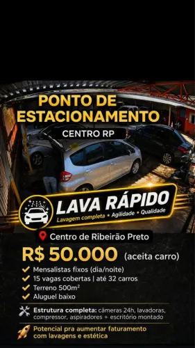 Passo ponto estacionamento e lava rápido