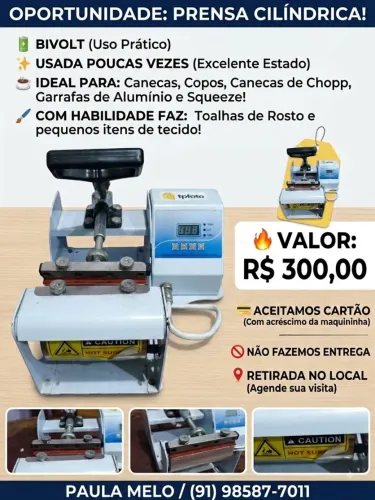 Prensa para caneca