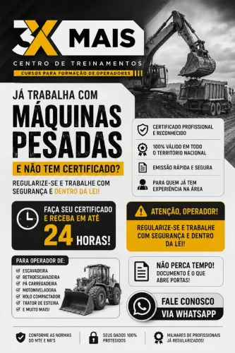 Reciclagem maquinas pesadas.