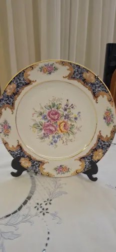 Prato Decorativo Francês Limoges Grillon - Décor Main - Comprado em Limoges (1996) ?