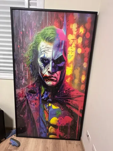 Quadro coringa X batman