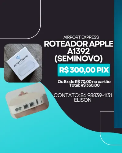 Roteador Aiport Express Apple - SEMI NOVO