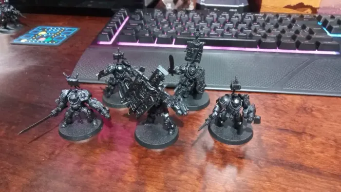 Grey Knights Terminator-Paladins. Warhammer 40k. Original. Set 01.