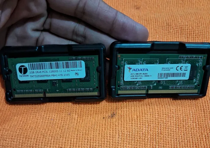 Memoria ram ddr3l,  Para notebook. 