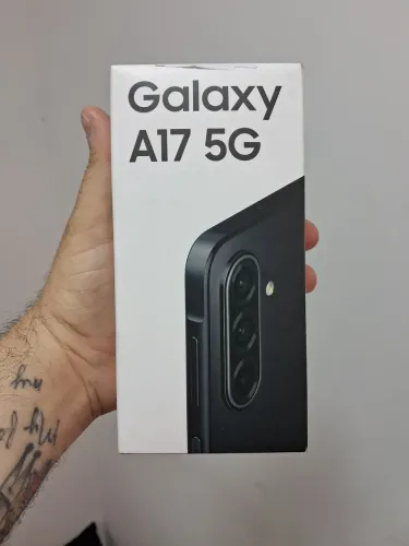 Vendo Samsung A17 5G Preto 128GB 8GB RAM Novo 
