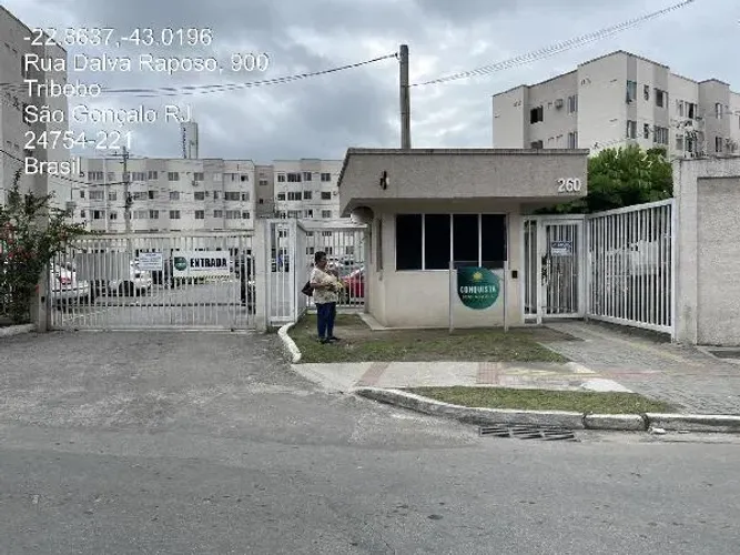 Oportunidade Caixa Apartamento no Tribobo, Sao Goncalo - RJ, Apto 204, 2 quartos, 41,19m²