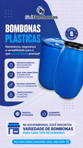 BOMBONA PLÁSTICA