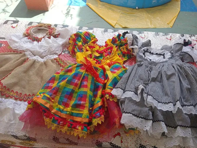 Vendo lote de roupa Junina