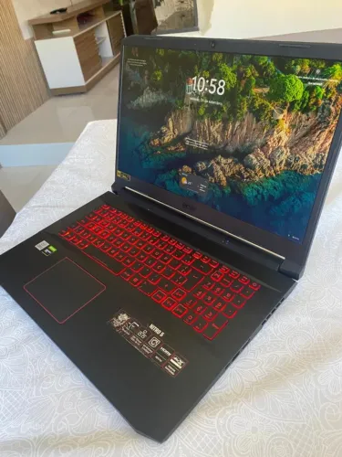 Notebook Gamer Acer Nitro 5 17.3" | i5-10300H | GTX 1650 4GB | Tela 144Hz | Acomp. Caixa!