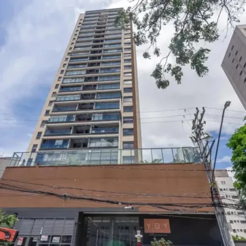 LINDO STUDIO, DECORADO E MOBILIADO, ANDAR ALTO COM VISTA ESPETACULAR, NO YBY IBIRAPUERA!!