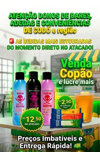 Bebidas no atacado! 