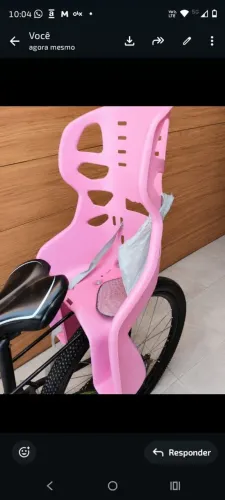 Cadeirinha para bicicleta ( bike) infantil