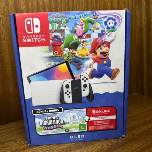 Switch Oled (Novo/Lacrado) Mario Wonder