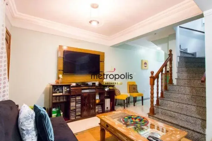Sobrado com 4 dormitórios à venda, 181 m² por R$ 1.150.000,00 - Vila Scarpelli - Santo And