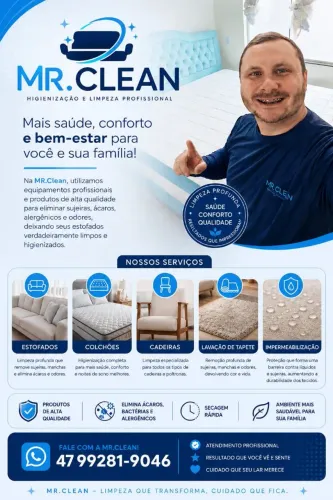 Serviço de higienização completa com impermeabilização