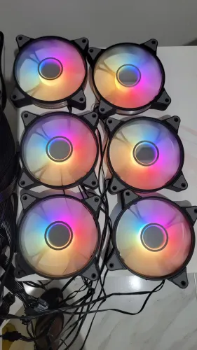 Kit 6 fans argb aigo 120mm
