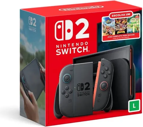 Nintendo Switch 2 Novo Lacrado - Escolha Seu Jogo - Nacional