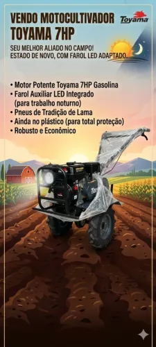 Motocultivador Novo