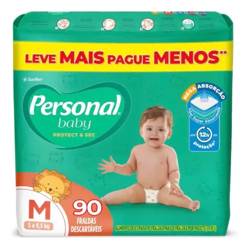 Fralda Personal baby proteção