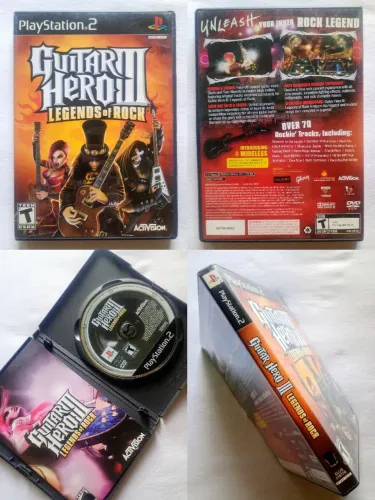Jogos ps2 original - Guitar Hero 3 Legends of Rock - FAÇO OLX PAY!