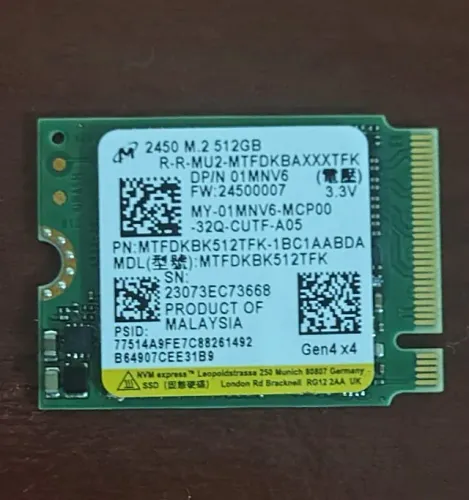 SSD M2 DELL 512GB