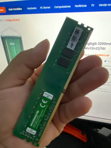 Memória RAM DDR4 16gb (04 und disponível)