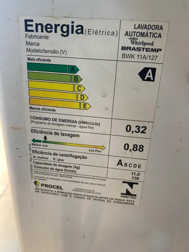 Lavadora Brastemp 11kg 