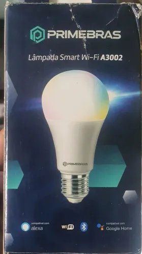 Lâmpada Inteligente Wi-Fi Alexa