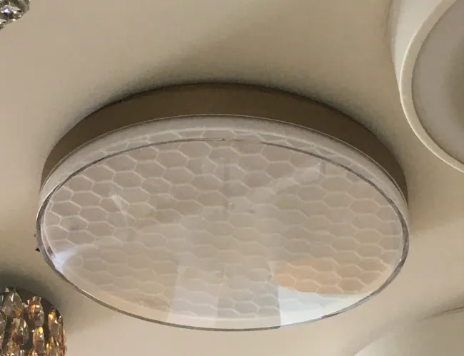 Luminária de teto dourado 50dm Led 3000k