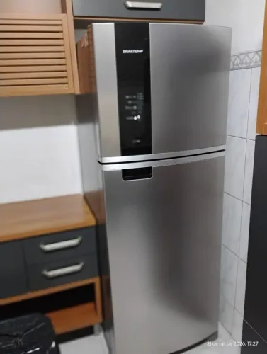 Geladeira Brastemp inox