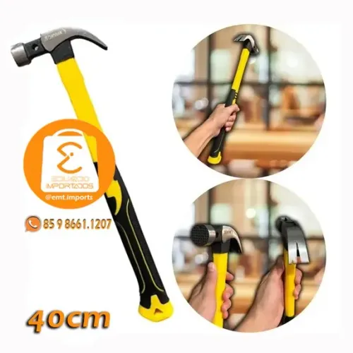Martelo Unha Magnética 40cm Cabo Emborrachado BOM-1004