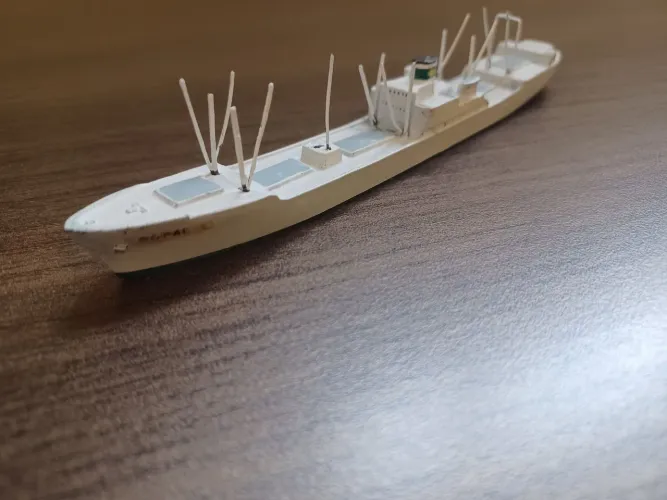 Miniatura em ferro fundido do navio cargueiro - NOPAL