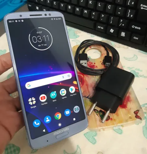 Vendo Moto G6 Plus Tem NFC Todo Original 