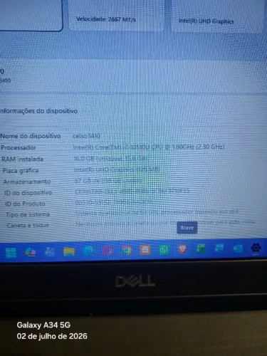 Notebook DELL Latitude 3410