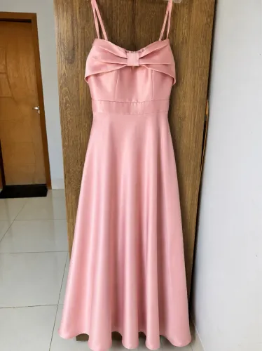 Vestido de festa Rosa
