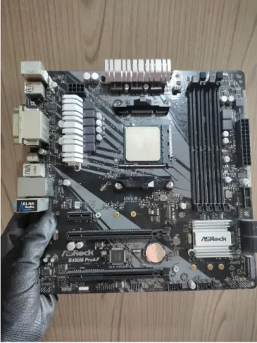 Placa mãe asrock B450m pro4-f