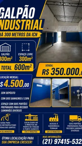 Galpao ( próximo ao Porto de Itaguai)