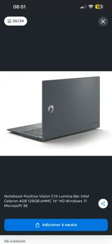 Notebook Positivo 
