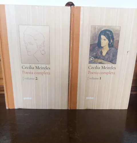Livro Cecília Meireles Dois Volumes Poesia Completa.  BH/ MG