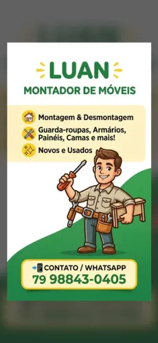 Montador de Móveis e instalação