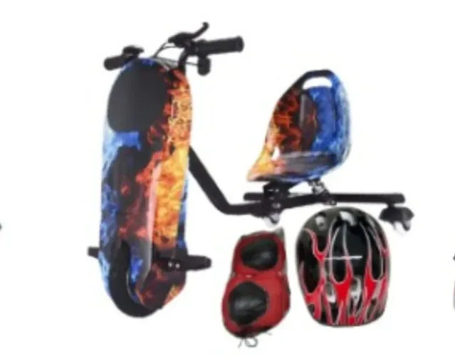 Triciclo drift eletrico 350w com Bluetooth