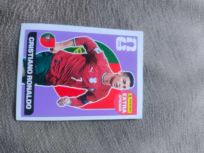 Figurinha da copa do mundo Cristiano Ronaldo