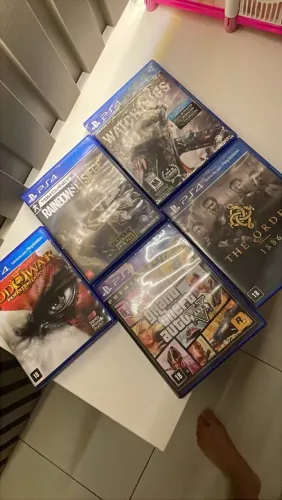 ps4 usado excelente estado + 5 jogos