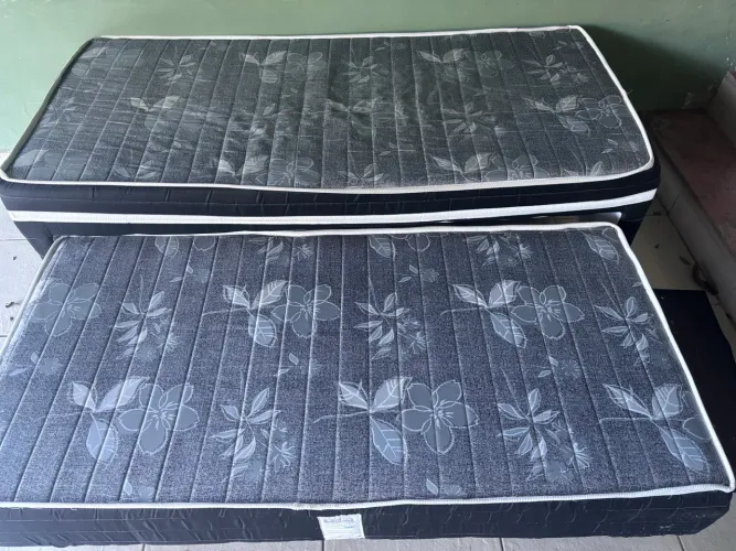 CAMA BOX SOLTEIRO COM BICAMA
